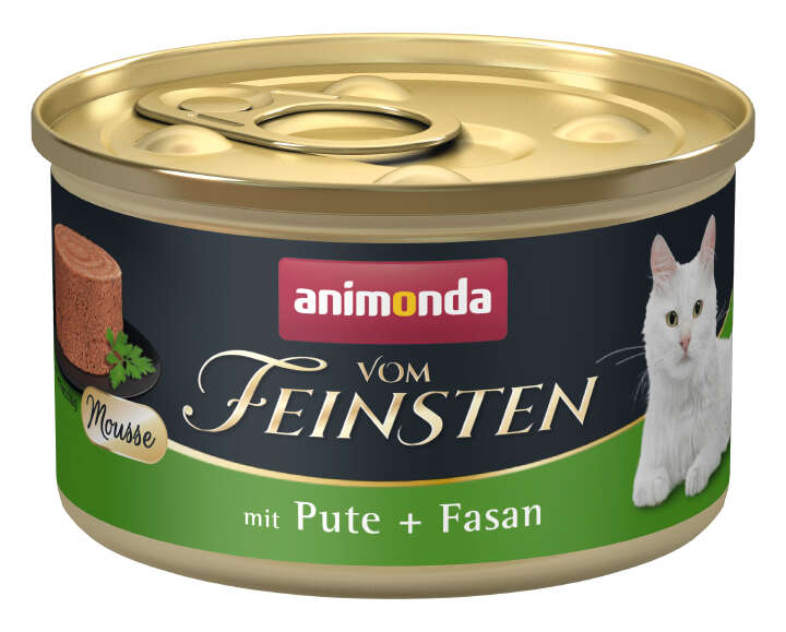 animonda Katzen-Nassfutter Vom Feinsten Adult Pute+Fasan